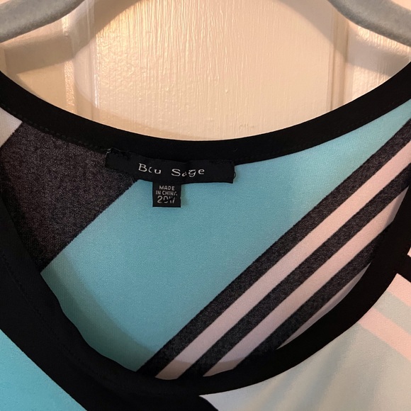 NWOT Blu Sage 20W Sleeveless Dress - Picture 3 of 4